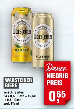Handelshof WARSTEINER BIERE Angebot