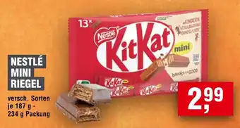 Handelshof NESTLÉ MINI RIEGEL Angebot