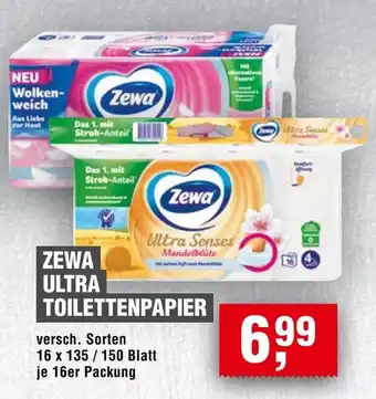 Handelshof ZEWA ULTRA TOILETTENPAPIER Angebot