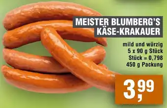 Handelshof MEISTER BLUMBERG'S KÄSE-KRAKAUER Angebot