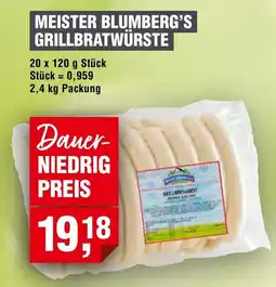 Handelshof MEISTER BLUMBERG'S GRILLBRATWÜRSTE Angebot