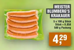 Handelshof MEISTER BLUMBERG'S KRAKAUER Angebot