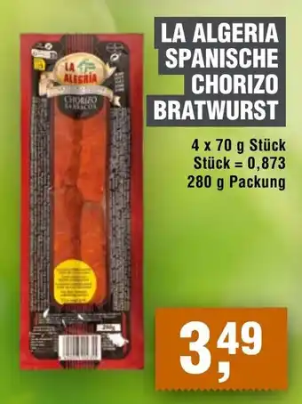 Handelshof LA ALGERIA SPANISCHE CHORIZO BRATWURST Angebot