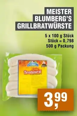 Handelshof MEISTER BLUMBERG'S GRILLBRATWÜRSTE Angebot