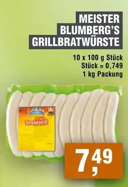Handelshof MEISTER BLUMBERG'S GRILLBRATWÜRSTE Angebot