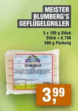 Handelshof MEISTER BLUMBERG'S GEFLÜGELGRILLER Angebot