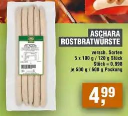 Handelshof ASCHARA ROSTBRATWÜRSTE Angebot