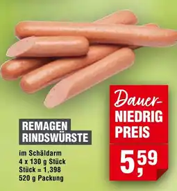 Handelshof REMAGEN RINDSWÜRSTE Angebot