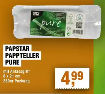 Handelshof PAPSTAR PAPPTELLER PURE Angebot