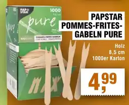 Handelshof PAPSTAR POMMES-FRITES- GABELN PURE Angebot