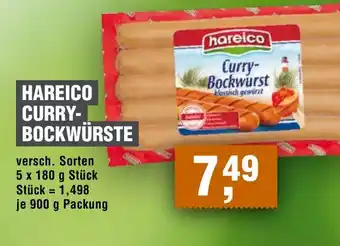 Handelshof HAREICO CURRY- BOCKWÜRSTE Angebot