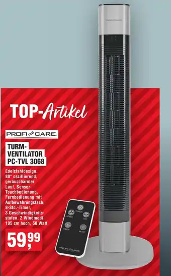 Handelshof PROFI CARE TURM- VENTILATOR PC-TVL 3068 Angebot