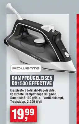 Handelshof Rowenta DAMPFBÜGELEISEN DX1530 EFFECTIVE Angebot