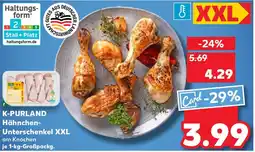 Kaufland K-PURLAND Hähnchen Unterschenkel XXL Angebot