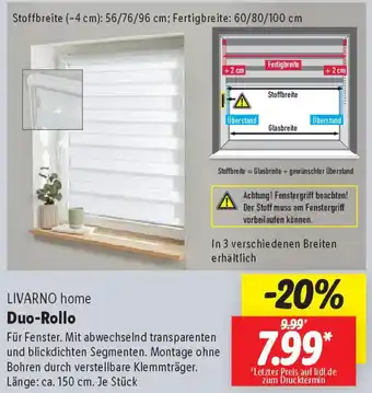 Lidl LIVARNO home Duo-Rollo Angebot