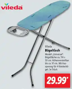 Lidl Vileda Bügeltisch Angebot