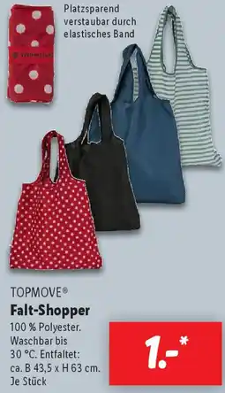 Lidl TOPMOVE Falt-Shopper Angebot