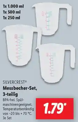 Lidl SILVERCREST Messbecher-Set, 3-teilig Angebot