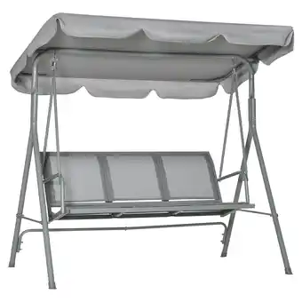 Netto Marken-Discount Outsunny Hollywoodschaukel Metall, Polyester, Mesh-Stoff Angebot