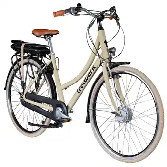 Netto Marken-Discount Tretwerk Aurora E Bike 28 Zoll Pedelec Damen Herren 155-185 cm elfenbein 50 cn Angebot