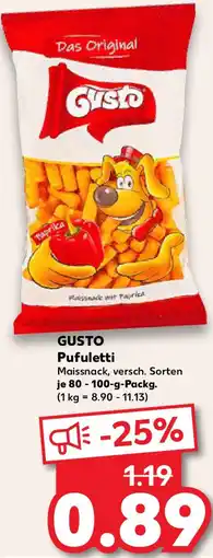 Kaufland GUSTO Pufuletti Angebot