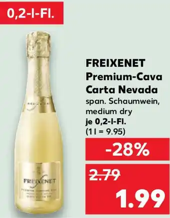 Kaufland FREIXENET Premium-Cava Carta Nevada Angebot