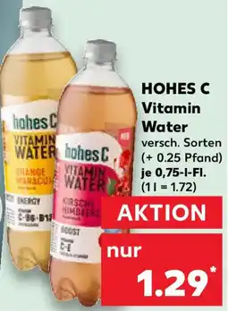 Kaufland HOHES C Vitamin Water Angebot