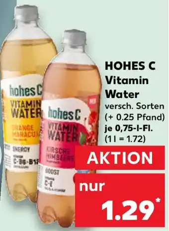 Kaufland HOHES C Vitamin Water Angebot