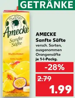 Kaufland AMECKE Sanfte Säfte Angebot