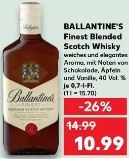 Kaufland BALLANTINE'S Finest Blended Scotch Whisky Angebot