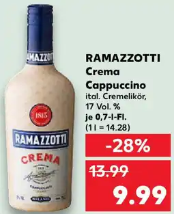 Kaufland RAMAZZOTTI Crema Cappuccino Angebot