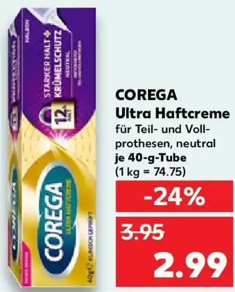 Kaufland COREGA Ultra Haftcreme Angebot