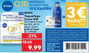 Kaufland NIVEA Tagespflege Creme Q10 Angebot