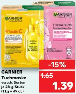 Kaufland GARNIER Tuchmaske Angebot
