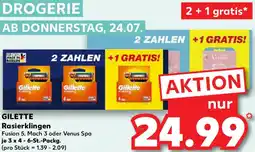 Kaufland GILETTE Rasierklingen Angebot