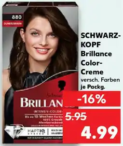 Kaufland SCHWARZKOPF Brillance Color Creme Angebot