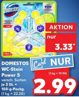 Kaufland DOMESTOS WC-Stein Power 5 Angebot