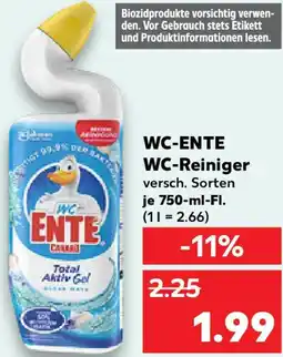 Kaufland WC-ENTE WC-Reiniger Angebot