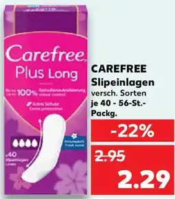 Kaufland CAREFREE Slipeinlagen Angebot