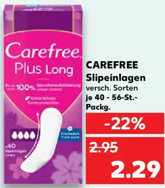 Kaufland CAREFREE Slipeinlagen Angebot