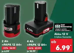 Kaufland PARKSIDE Akku 12 V Angebot