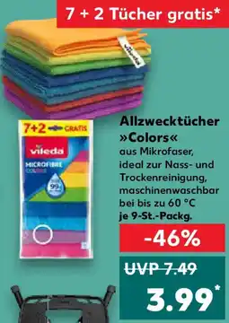 Kaufland Vileda Allzwecktücher Colors Angebot