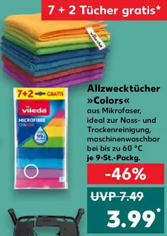 Kaufland Vileda Allzwecktücher Colors Angebot
