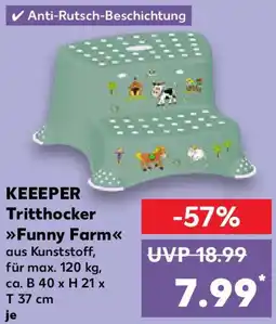 Kaufland KEEEPER Tritthocker Funny Farm Angebot