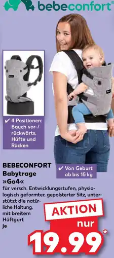 Kaufland BEBECONFORT Babytrage Go4 Angebot