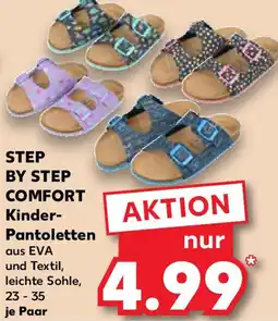 Kaufland STEP BY STEP COMFORT Kinder Pantoletten Angebot