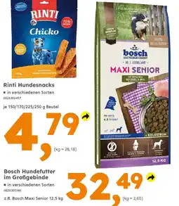 Globus Baumarkt Bosch Hundefutter im Großgebinde Angebot