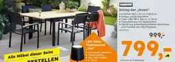 Globus Baumarkt PRIMASTER Dining-Set „Atrani" Angebot