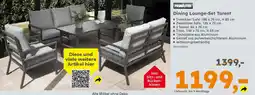 Globus Baumarkt PRIMASTER Dining Lounge-Set Tarent Angebot