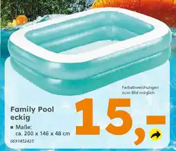 Globus Baumarkt Family Pool eckig Angebot
